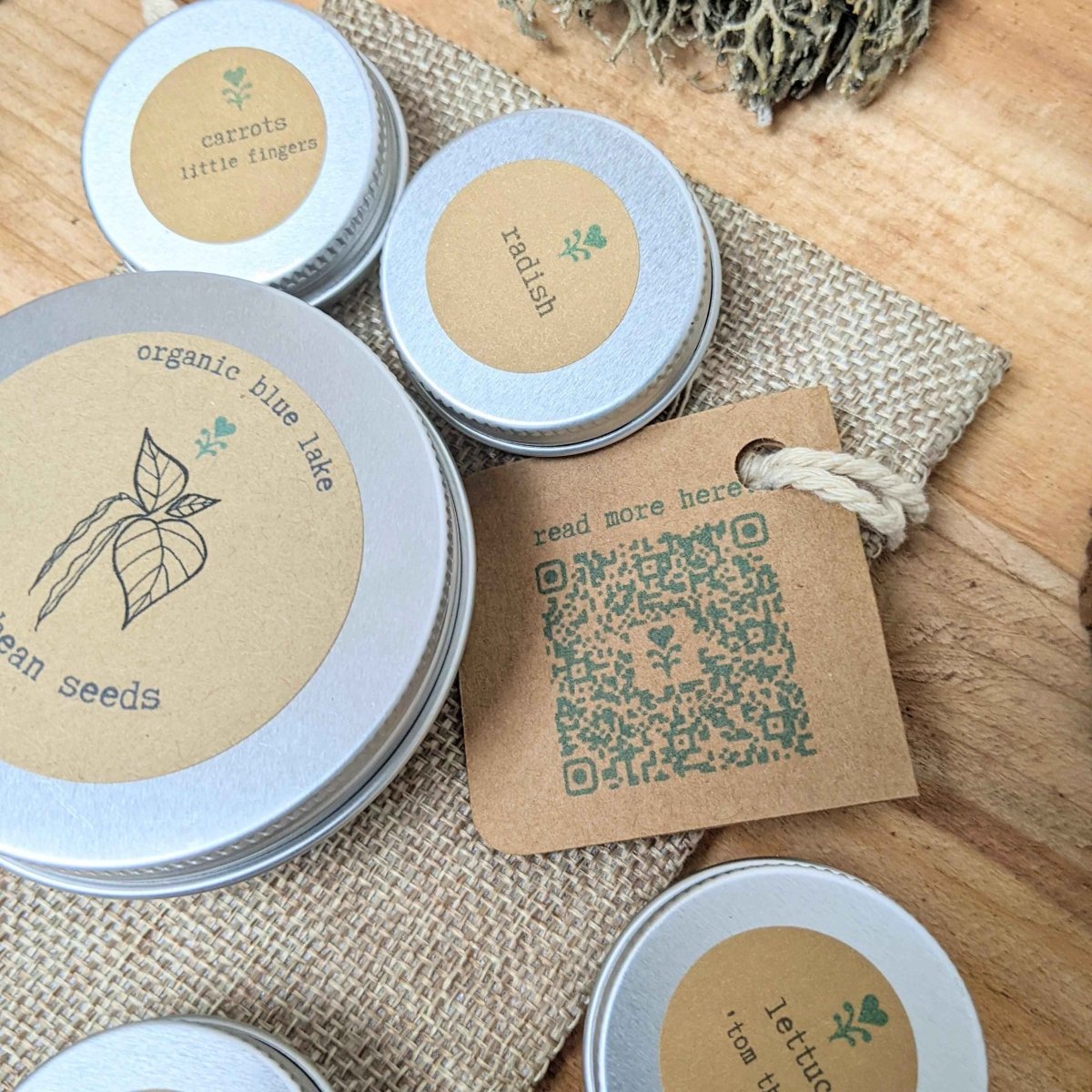 Organic 'Indoor Veggies' Seed Collection Plantflix