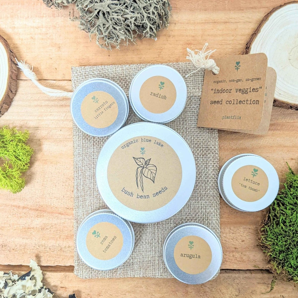 Organic 'Indoor Veggies' Seed Collection Plantflix
