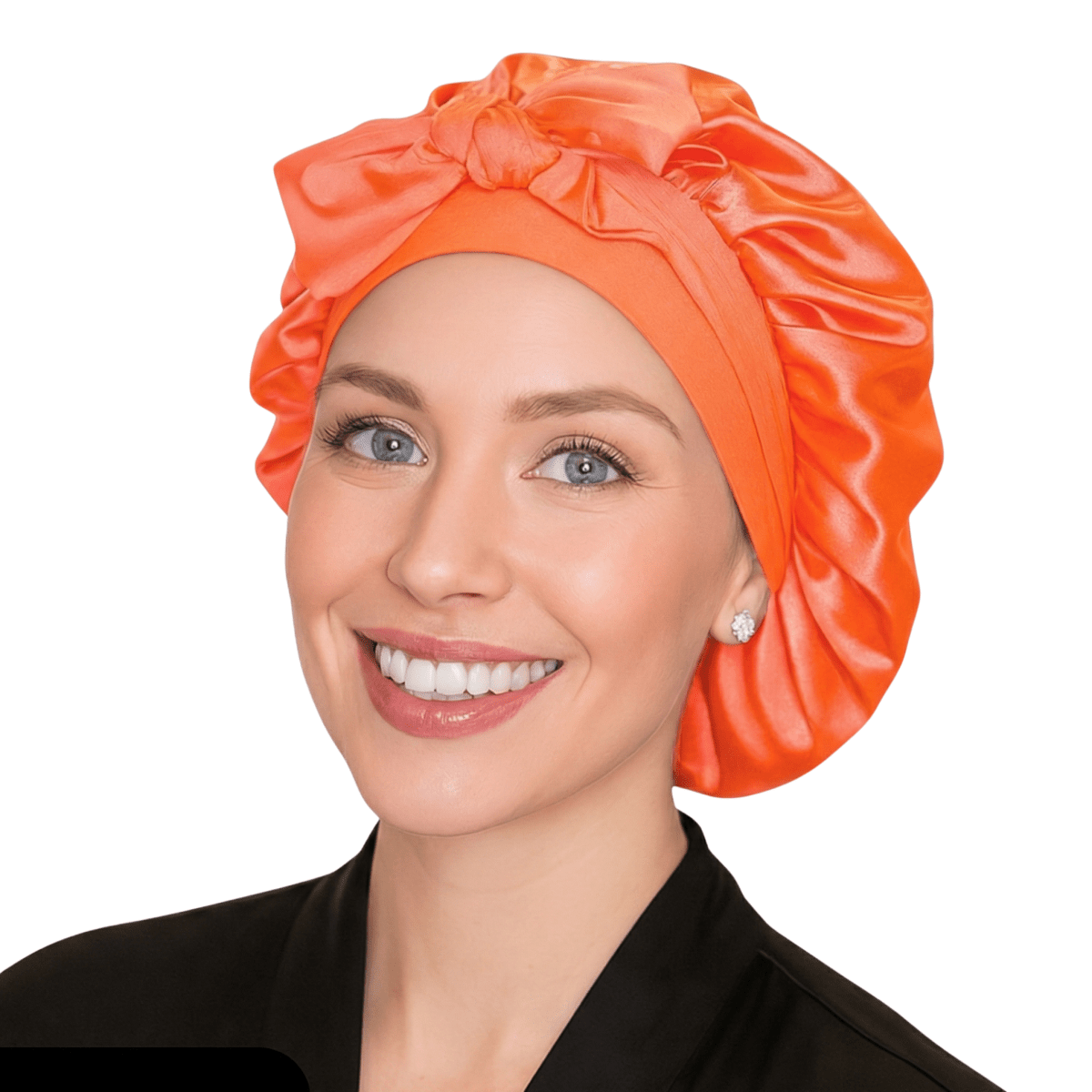 Satin Hair Bonnet for Sleeping – Adjustable Stretch Tie PHC