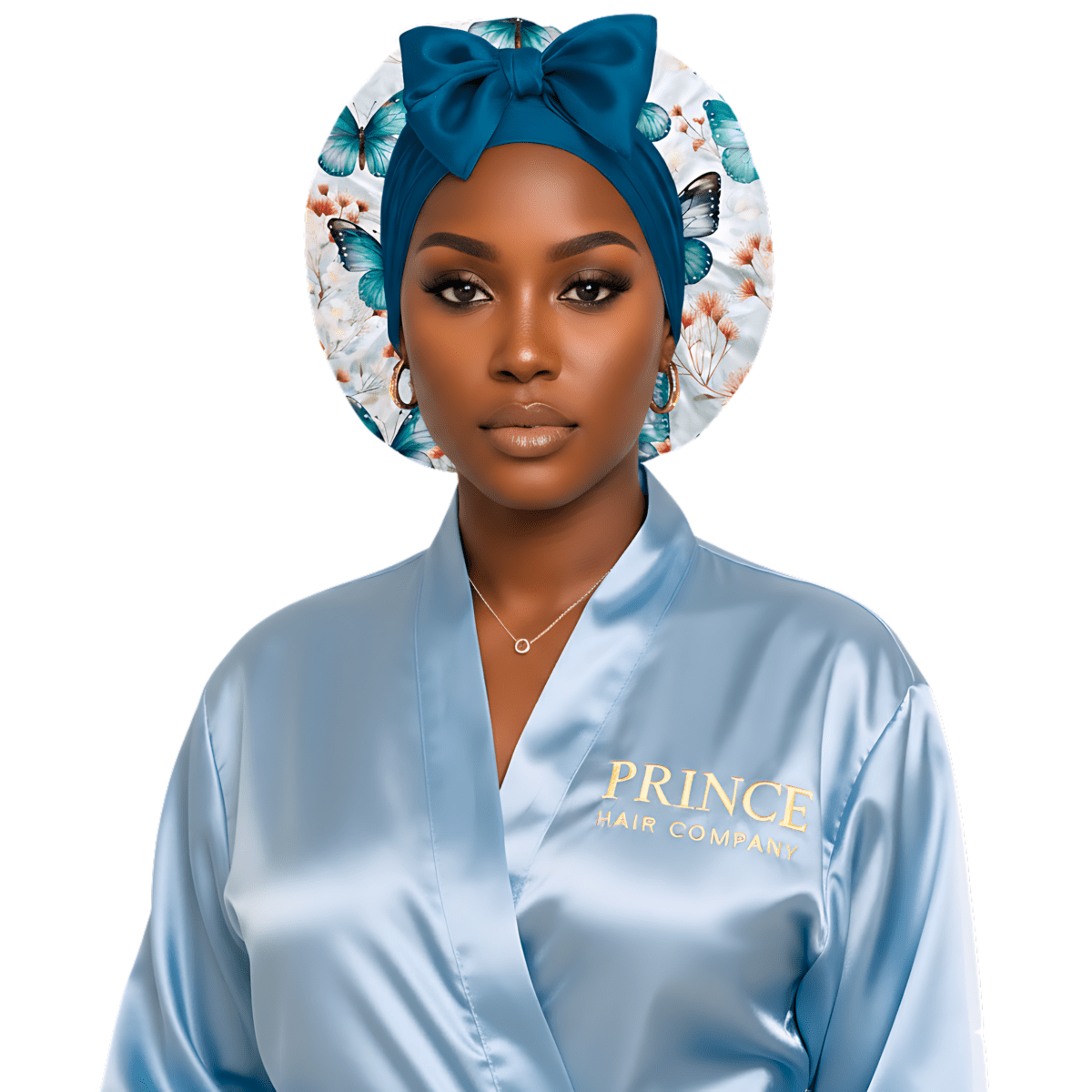 Satin Hair Bonnet for Sleeping – Adjustable Stretch Tie PHC