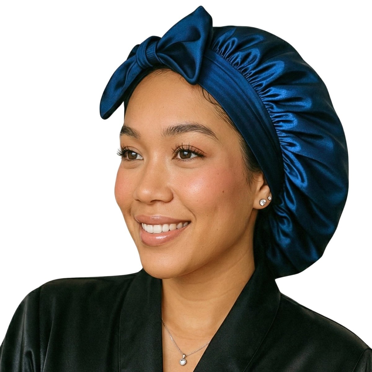 Satin Hair Bonnet for Sleeping – Adjustable Stretch Tie PHC
