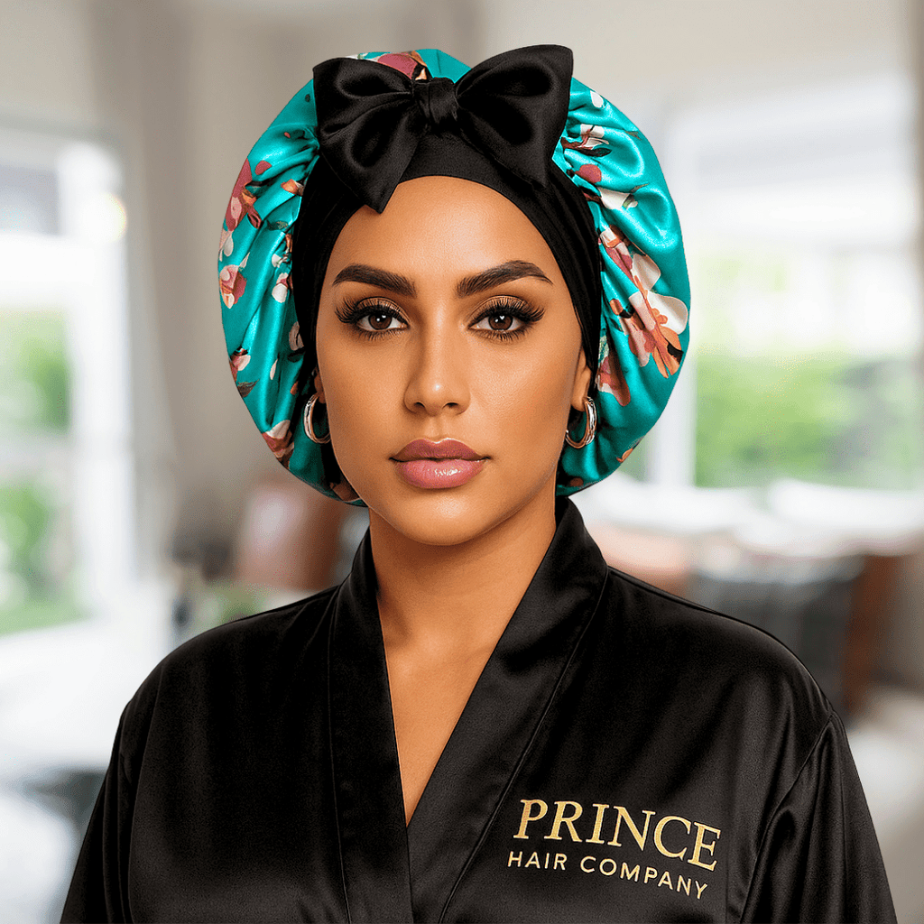 Satin Hair Bonnet for Sleeping – Adjustable Stretch Tie PHC