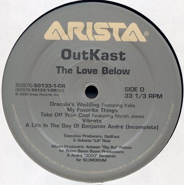 OutKast - Speakerboxxx / The Love Below | Mint (M) Mint (M) Love Vinyl Records