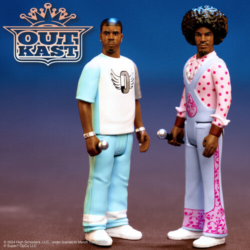 Super7 - OutKast - ReAction Figures Wv3 - OutKast (Big Boi & Dre Present) (Collectible, Action Figure) | Love Vinyl Records