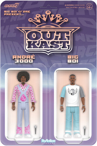 Super7 - OutKast - ReAction Figures Wv3 - OutKast (Big Boi & Dre Present) (Collectible, Action Figure) | Love Vinyl Records