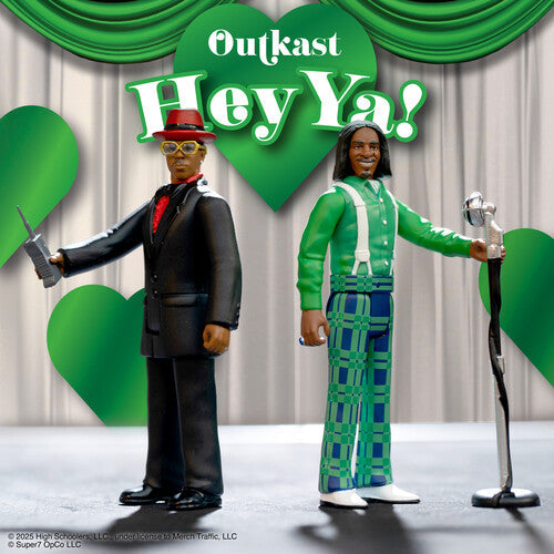 Outkast - Super7 - OutKast - ReAction Figures Wv4 - Hey Ya! 2-Pack (Action Figure, Collectible) | Love Vinyl Records