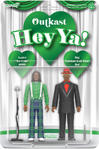 Outkast - Super7 - OutKast - ReAction Figures Wv4 - Hey Ya! 2-Pack (Action Figure, Collectible) | Love Vinyl Records