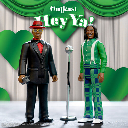 Outkast - Super7 - OutKast - ReAction Figures Wv4 - Hey Ya! 2-Pack (Action Figure, Collectible) | Love Vinyl Records
