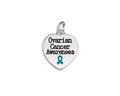 Ovarian Awareness Heart Charms The Awareness Company