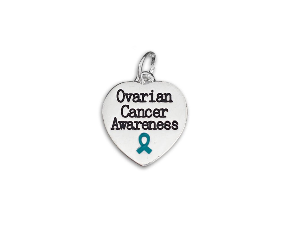 Ovarian Awareness Heart Charms The Awareness Company