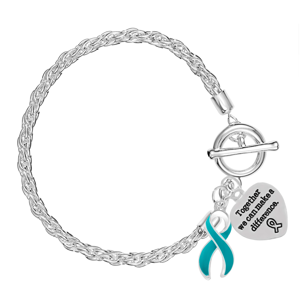 Ovarian Cancer Make A Difference Rope Bracelets The Awareness Company