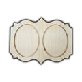 Trekell Ovate Diptych Floater Panel - Wooden Painting Canvas + Frame Trekell Art Supplies