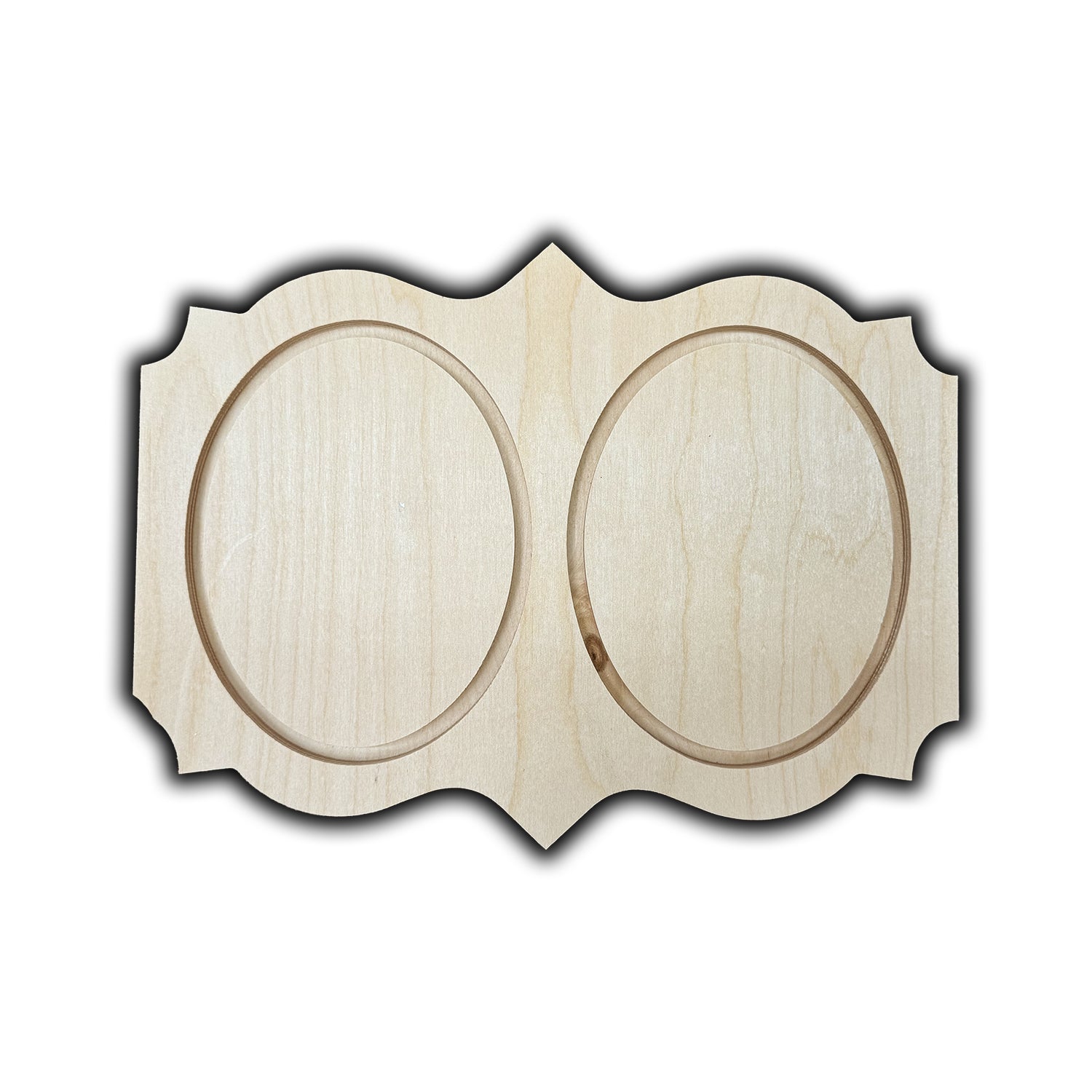 Trekell Ovate Diptych Floater Panel - Wooden Painting Canvas + Frame Trekell Art Supplies