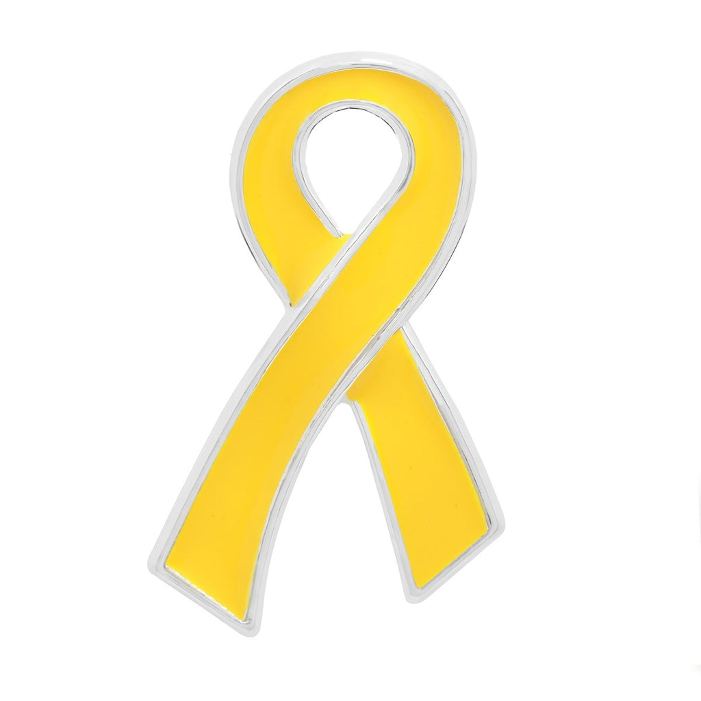Gold Childhood Cancer Ribbon Pins The Awareness Company