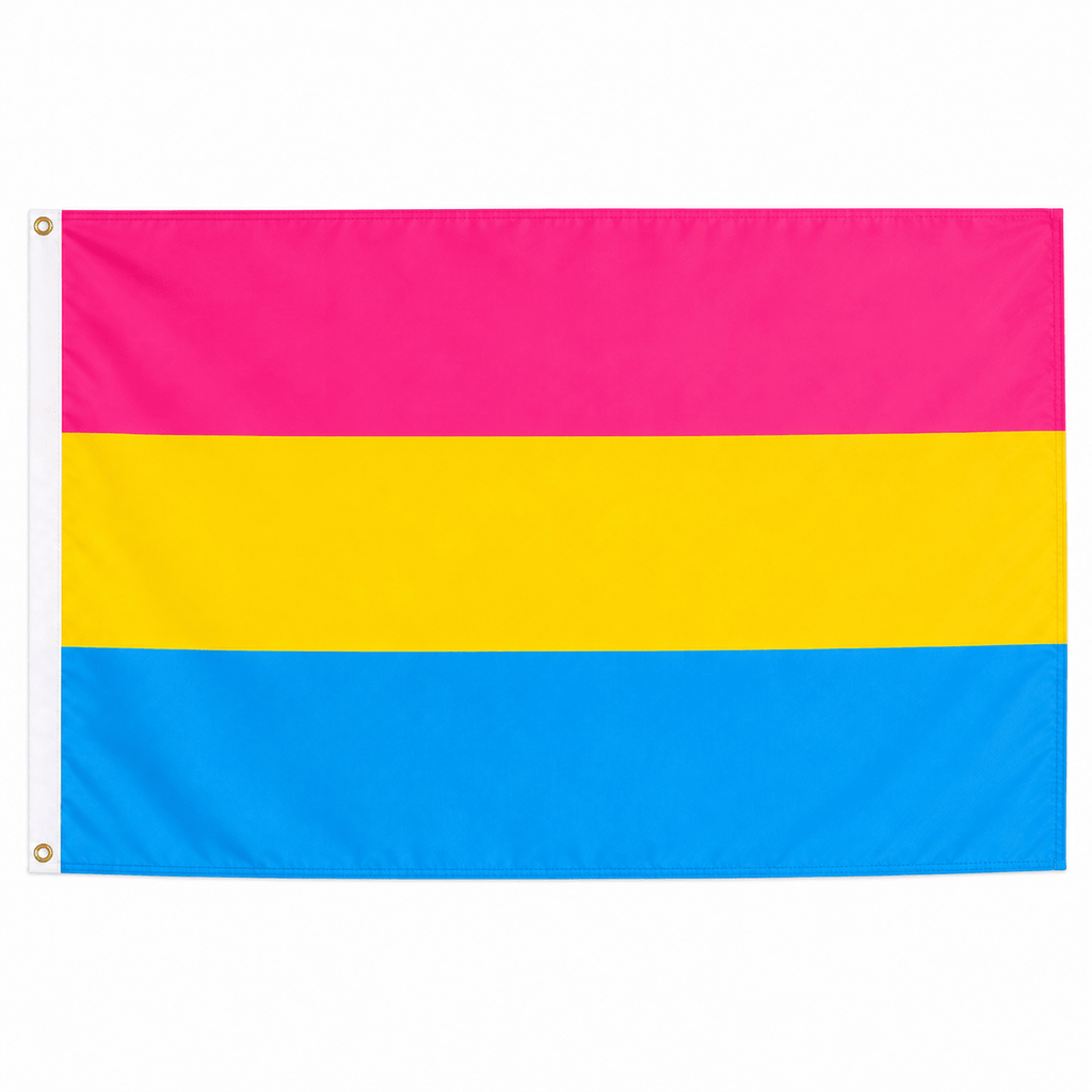 Pansexual 3 Feet by 5 Feet Nylon Flag The Awareness Company