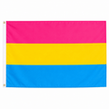 Pansexual 3 Feet by 5 Feet Nylon Flag The Awareness Company