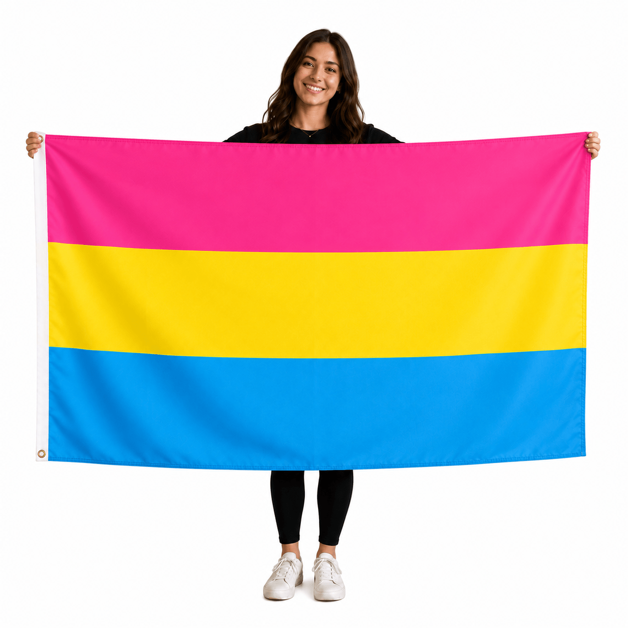 Pansexual 3 Feet by 5 Feet Nylon Flag The Awareness Company
