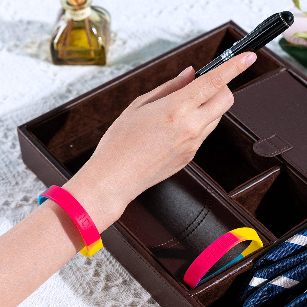 Pansexual Silicone Bracelets The Awareness Company
