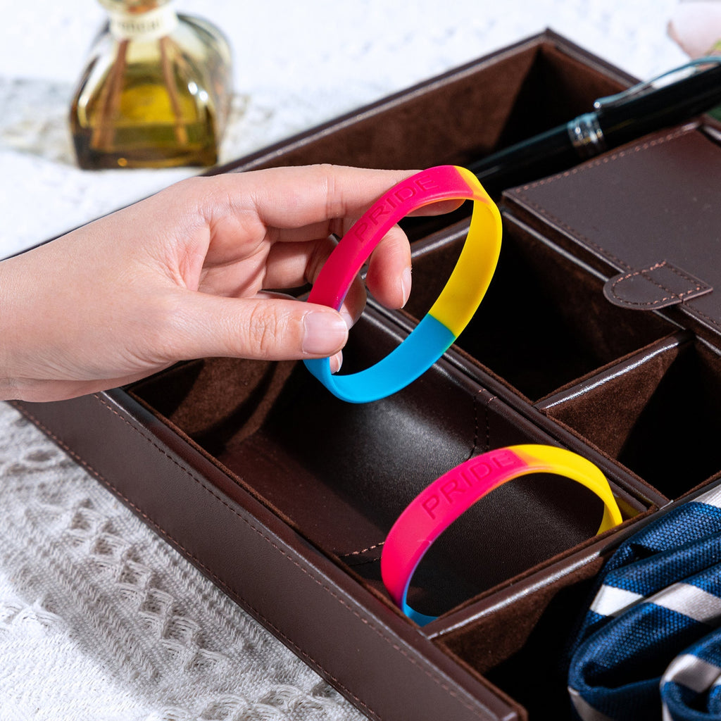 Pansexual Silicone Bracelets The Awareness Company