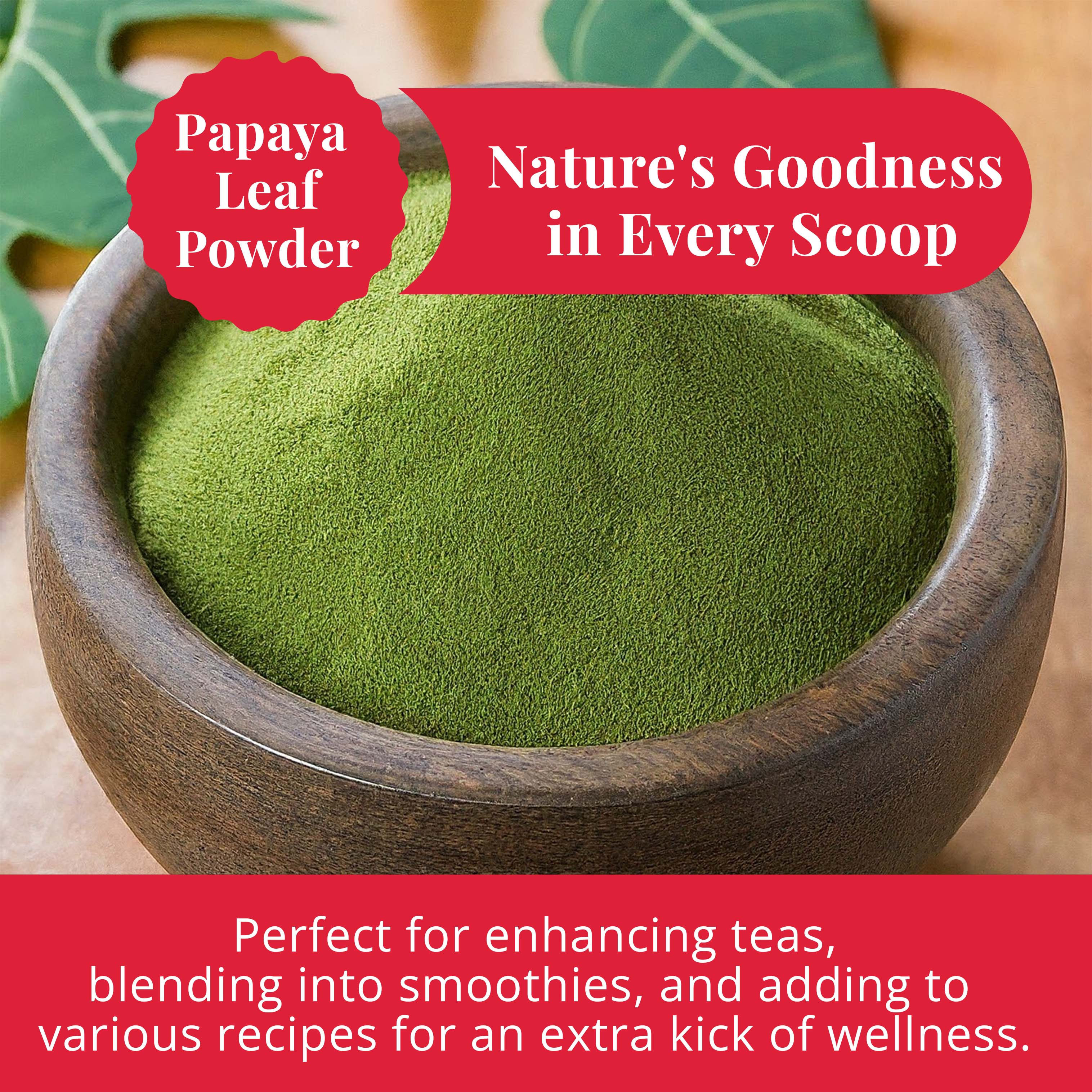 Akshit Papaya Leaves, Hojas de papaya, 2.6oz, Dried Papaya Leaf, Herbal Tea, Non GMO, Caffeine free, Sugar free, Rich In Vitamins. Akshit