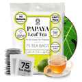 Papaya Leaf Tea Bags 75 Count – Caffeine-Free Herbal Tea for Immunity & Digestion Akshit
