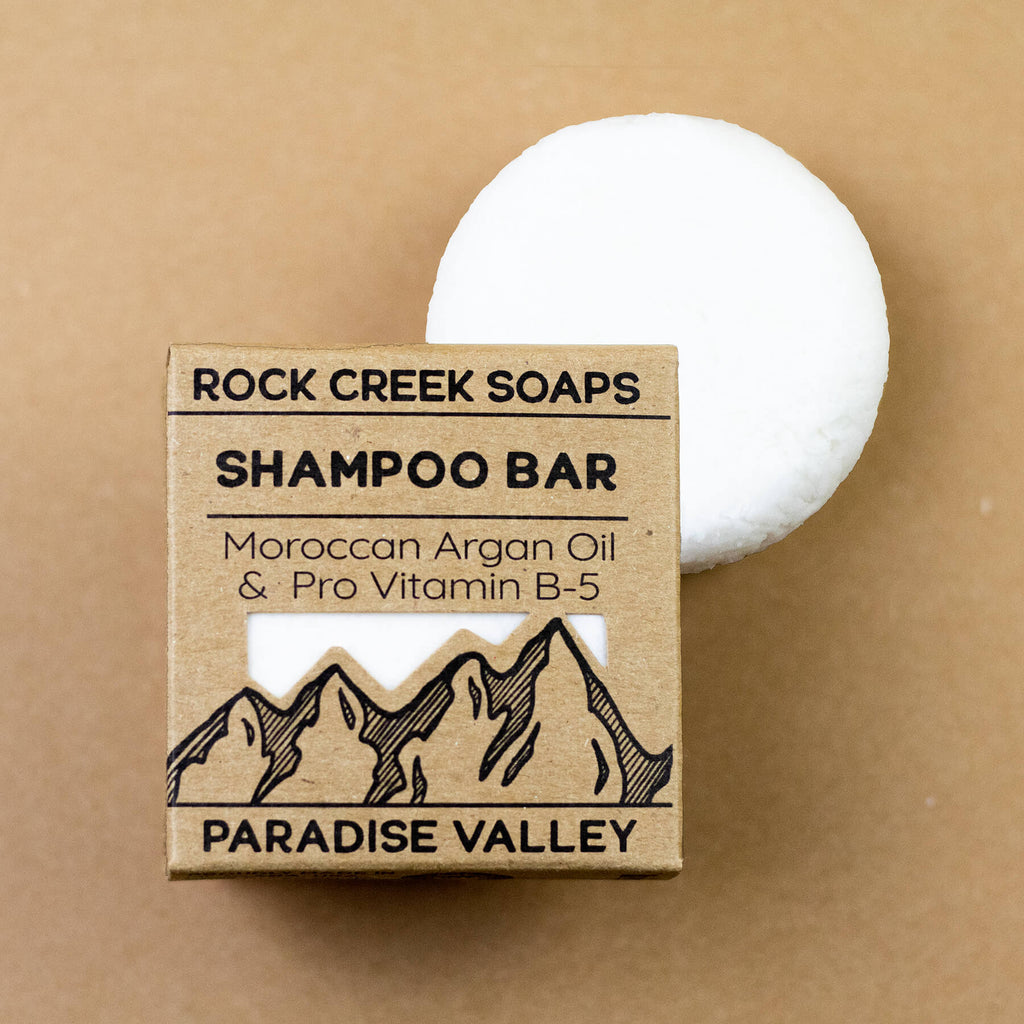 Shampoo Bar | Paradise Valley | Vitamin B-5 & Argan Oil Rock Creek Soaps