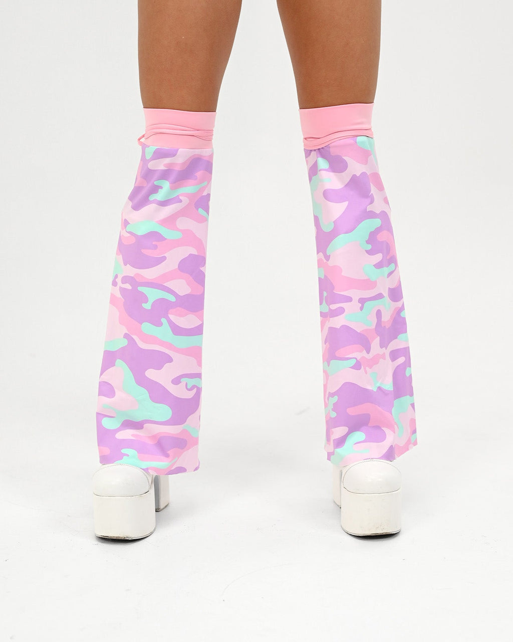 Cotton Candy Camo Leg Warmers SUSPEX Rave Outfits
