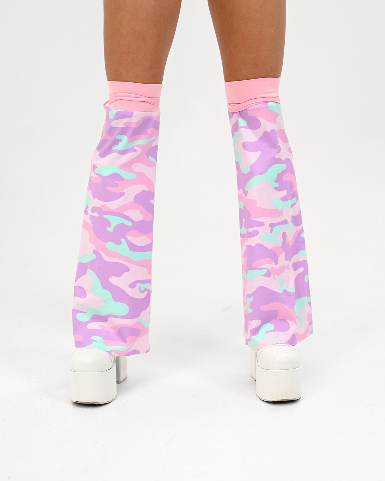 Cotton Candy Camo Leg Warmers SUSPEX Rave Outfits