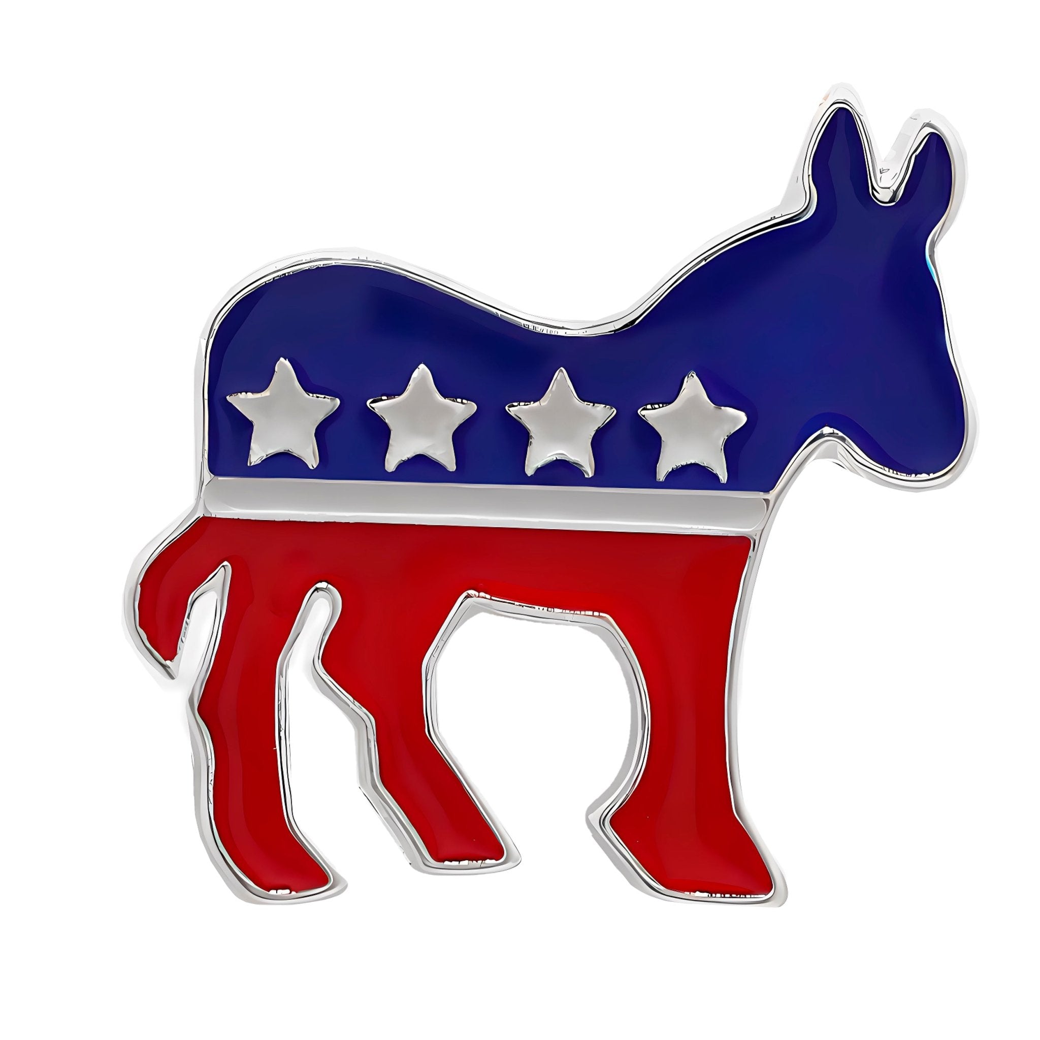Patriotic Democratic Donkey Pins The Awareness Company