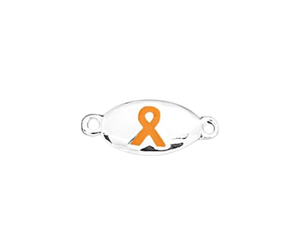 Peach Ribbon Oval Charms The Awareness Company