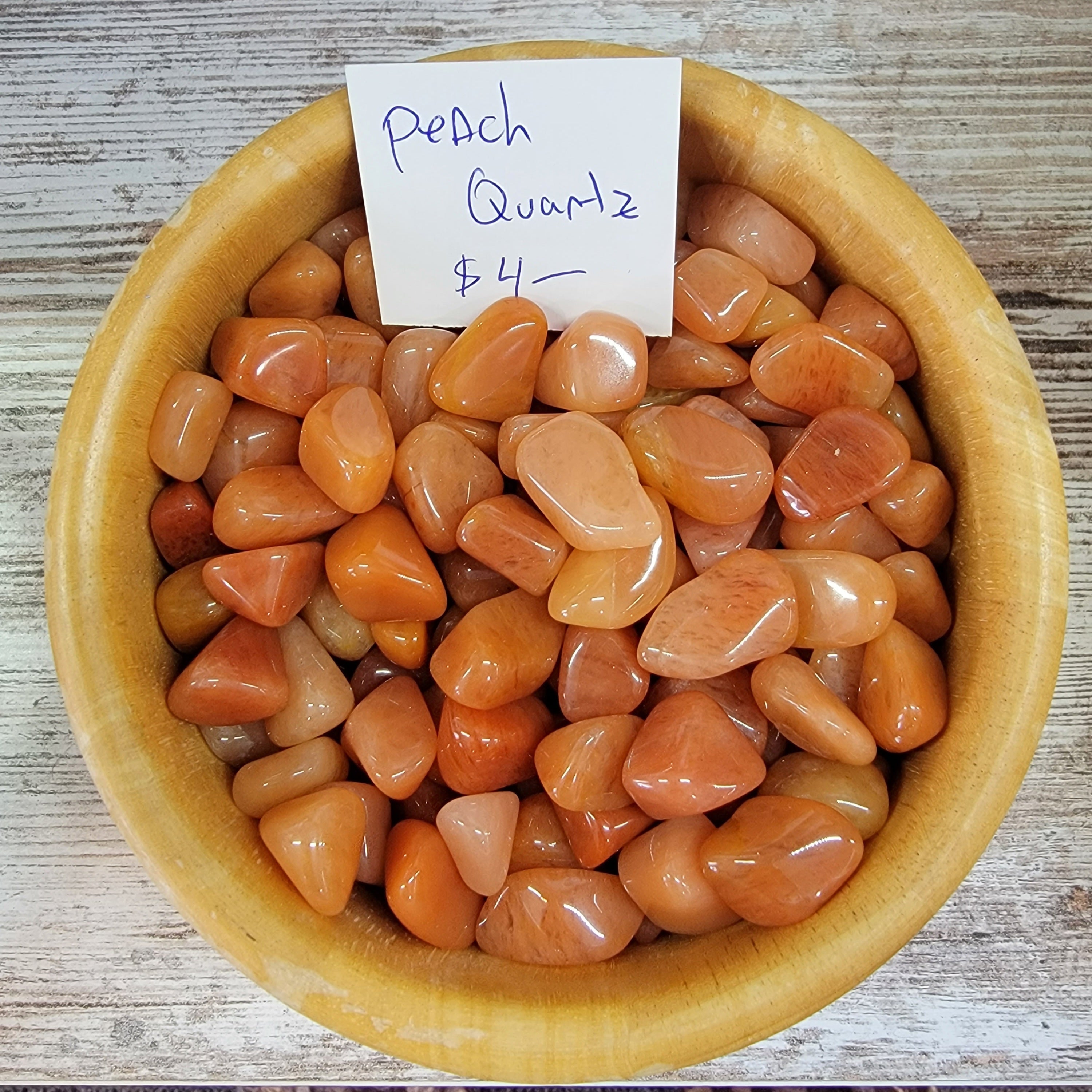 Peach Quartz Tumbled Stones - Energize Your Spirit and Enhance Connections High Ho Gems and Crystals