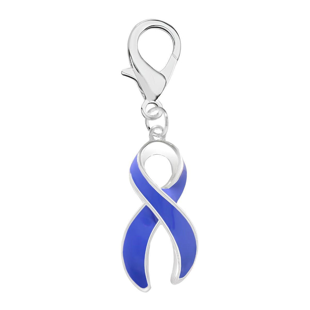 Periwinkle Ribbon Hanging Charms The Awareness Company
