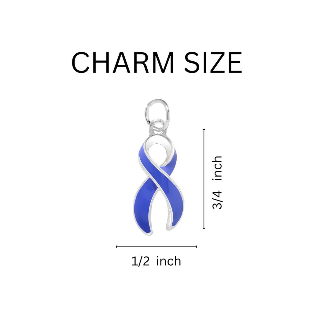 Periwinkle Ribbon Make a Difference Key Chains The Awareness Company