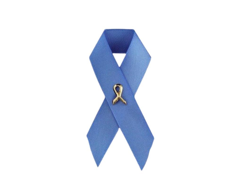 Periwinkle Ribbon Satin Pins The Awareness Company