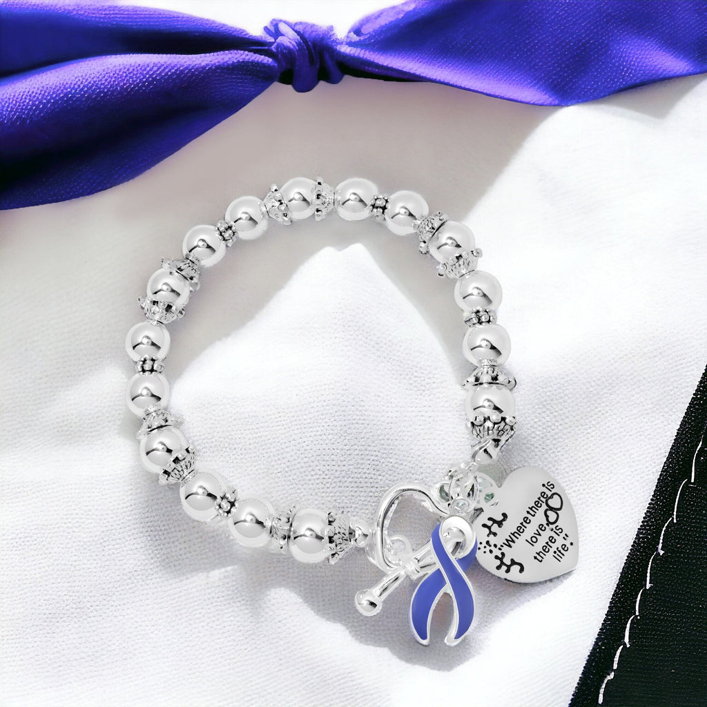 Periwinkle Ribbon Where There is Love Bracelets The Awareness Company