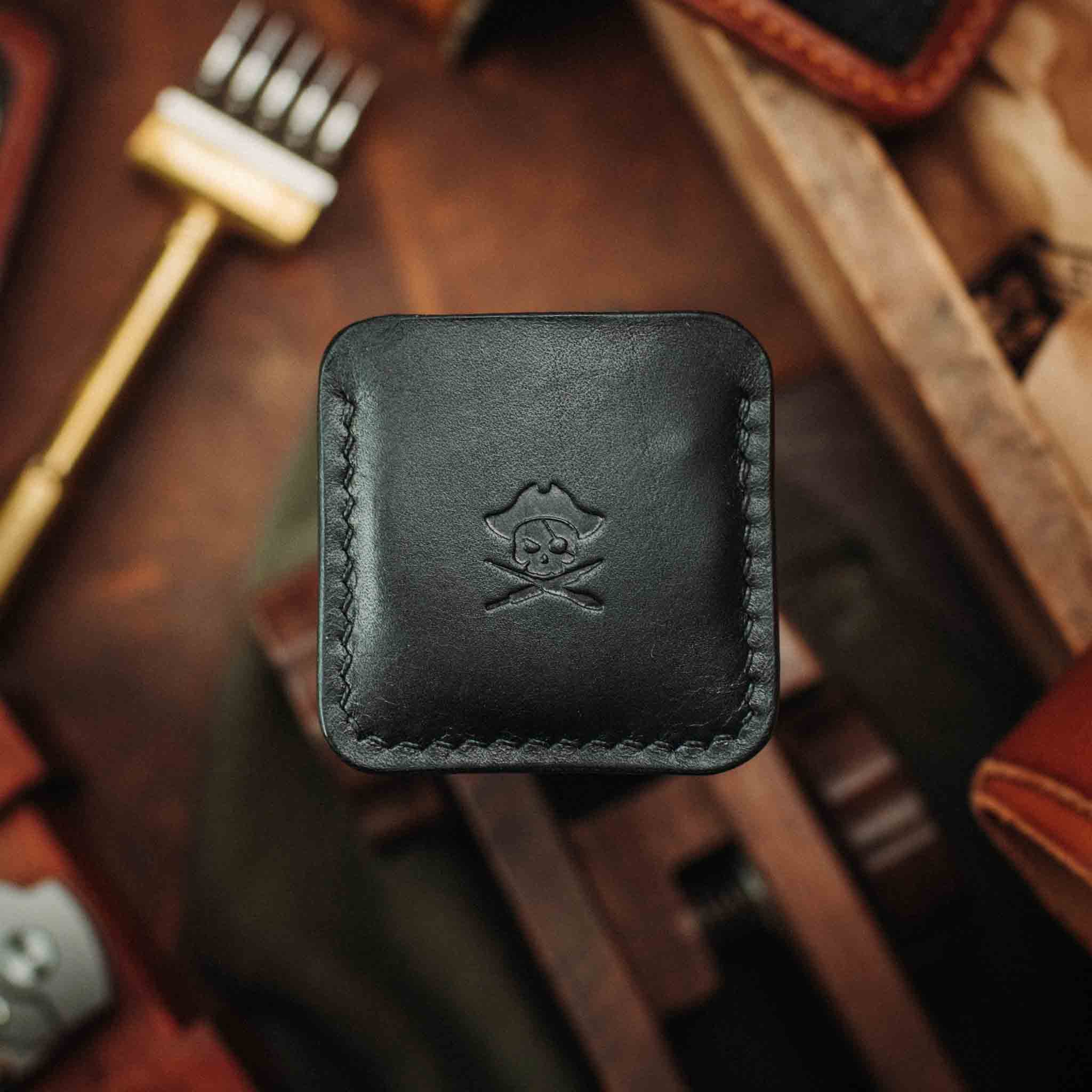 Challenge Coin Holder - Peso Pocket v3 | Leather Coin Case | Handcrafted EDC Pirate Goods