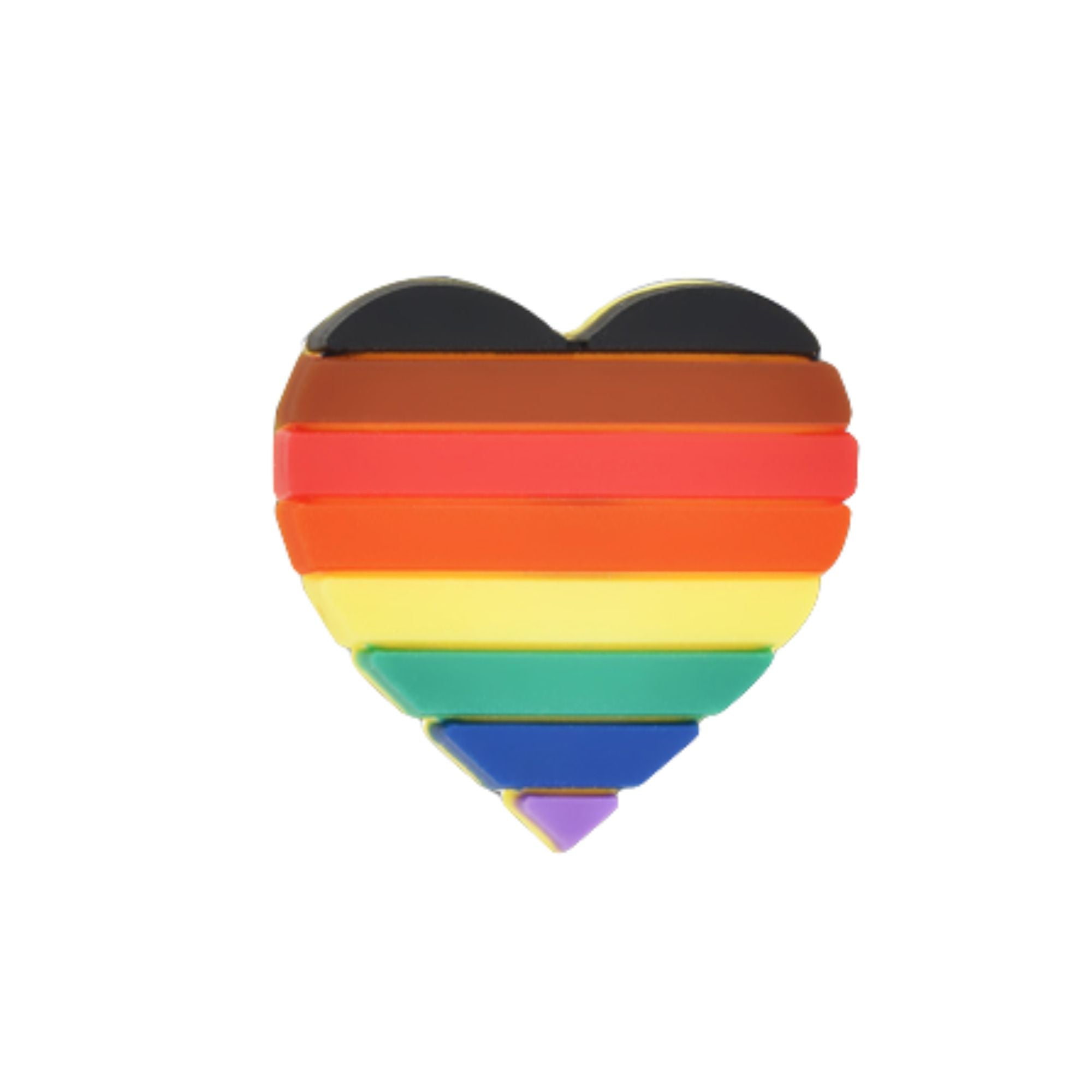Philadelphia 8 Stripe Flag Heart Silicone Pins The Awareness Company