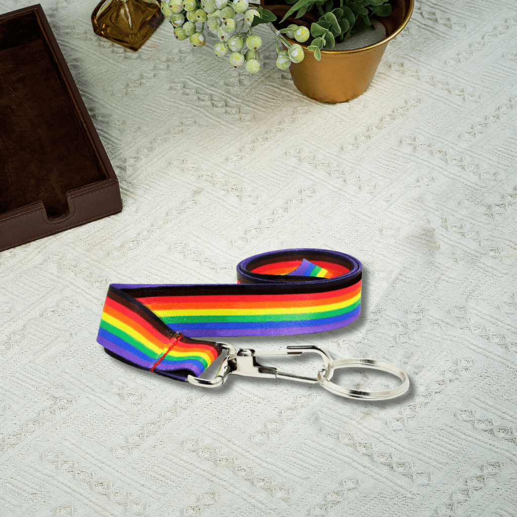 Philadelphia's 8 Stripe Pride Lanyards The Awareness Company
