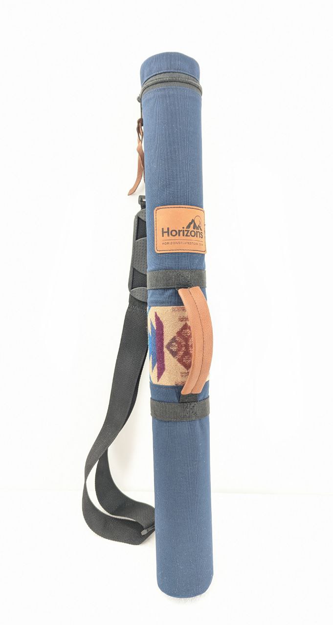 Scout (Dark Blue) Native Flute Case #ISSC4 | In-Stock Case [Holds 1 flute] Horizons Flute Store