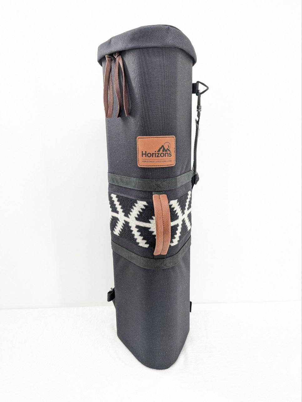 Navigator (Black) Native Flute Case #ISNA1 | In-Stock Case [Holds 5-8 flutes] Horizons Flute Store