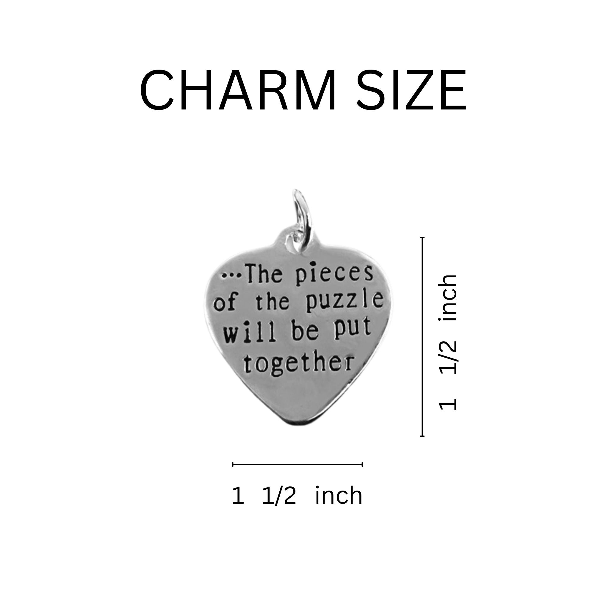 Pieces of the Puzzle Autism Ribbon Rope Style Bracelets The Awareness Company