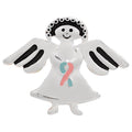 Pink & Blue Ribbon Angel Pins The Awareness Company