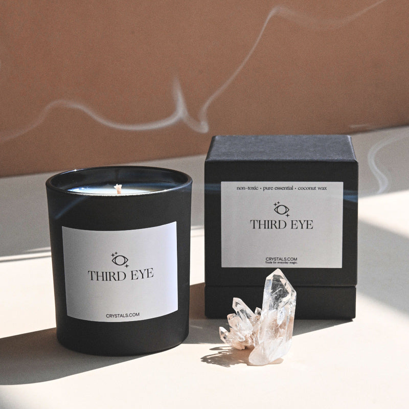 THIRD EYE Candle CRYSTALS.COM