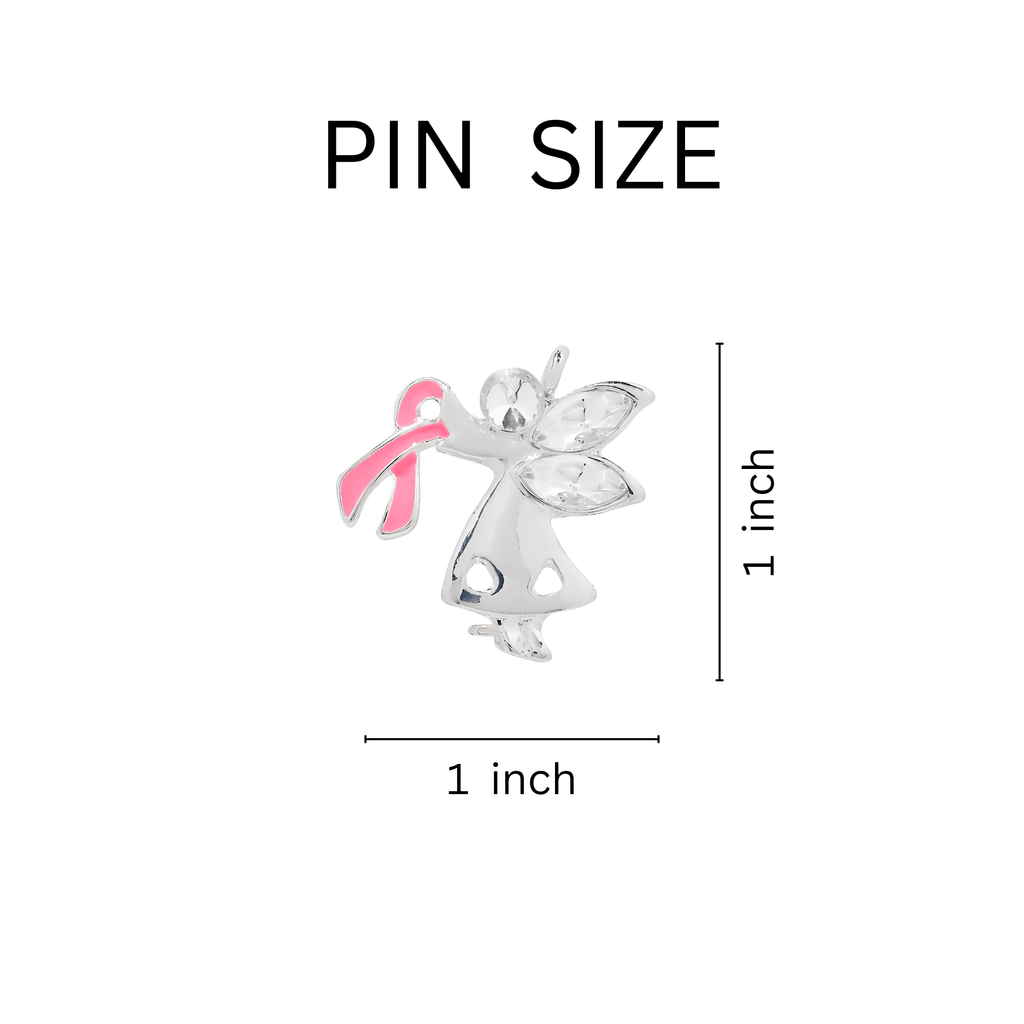 Pink Ribbon Angel By My Side Pins The Awareness Company