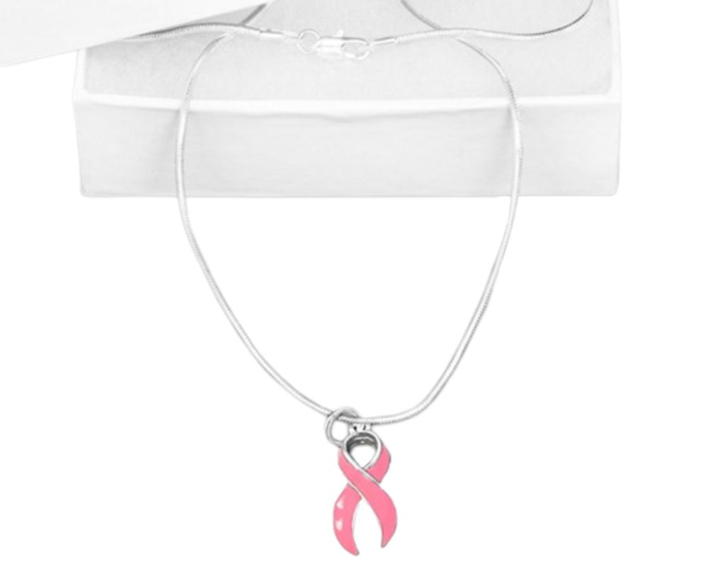 Pink Ribbon Breast Cancer Awareness Necklaces The Awareness Company