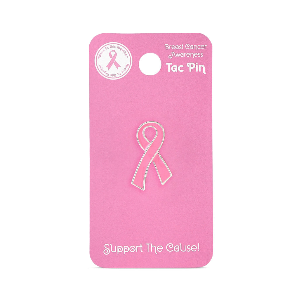 Pink Ribbon Flat Style Pin Counter Display (12 Cards) The Awareness Company
