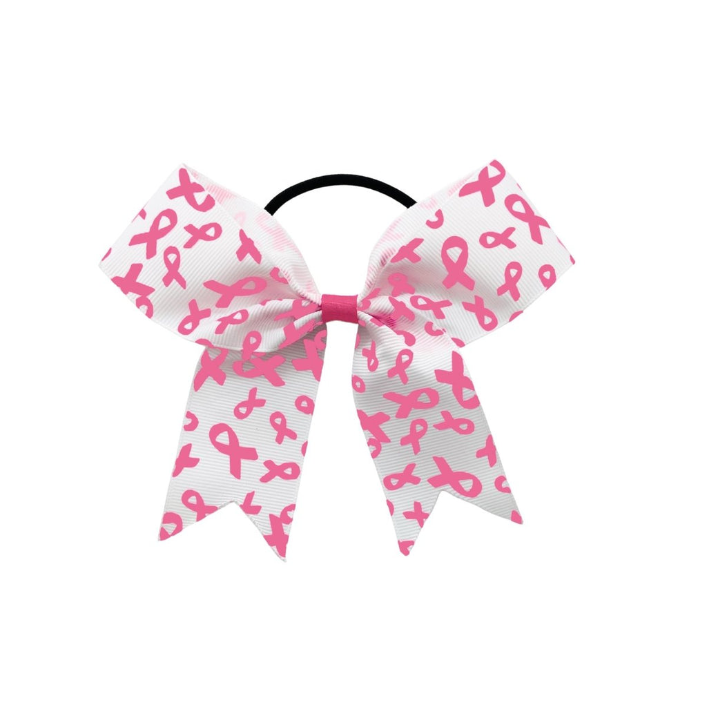 10 Pack Pink Ribbon Hair Bows The Awareness Company
