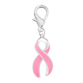Pink Ribbon Hanging Charms The Awareness Company