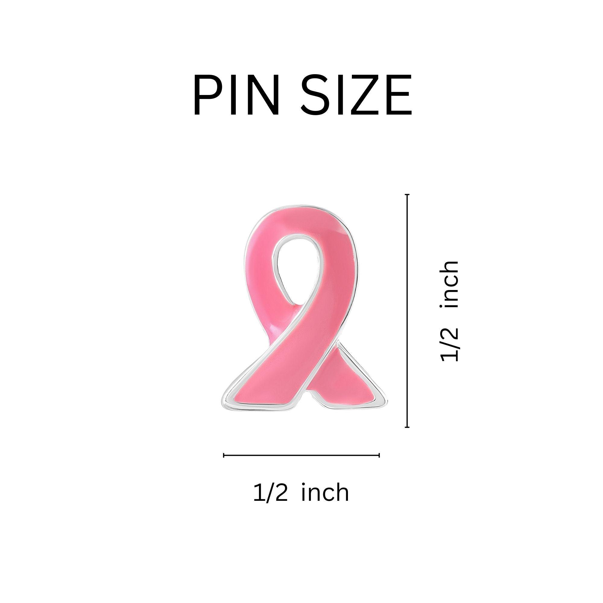 Pink Ribbon Lapel Pin Counter Display (12 Cards) The Awareness Company
