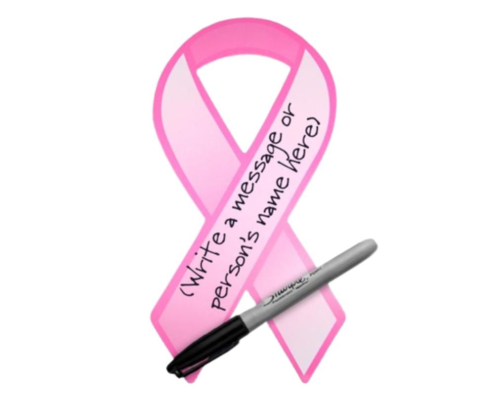 Pink Ribbon Paper Donation Ribbons (50/Pack) The Awareness Company